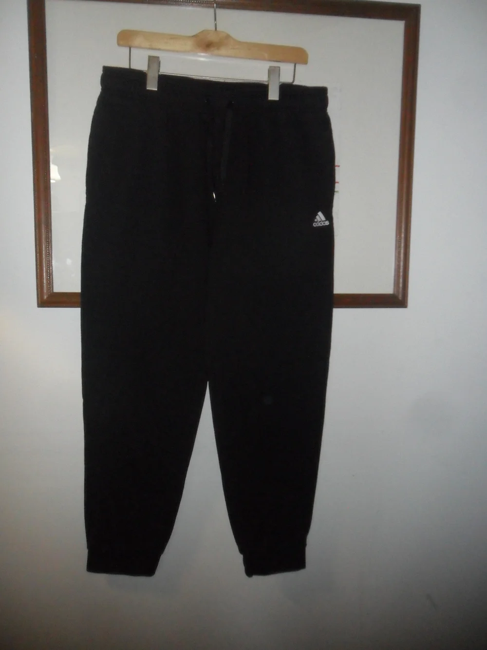 Adidas Men's Large Black Jogger Pants